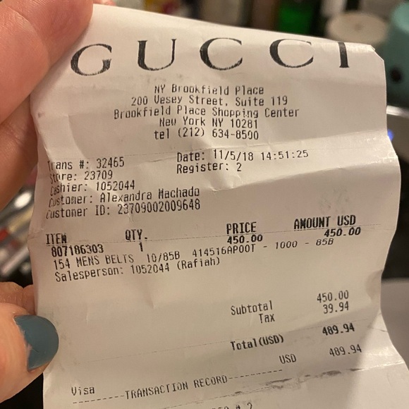 Gucci Double G Belt size 85 - Picture 5 of 5